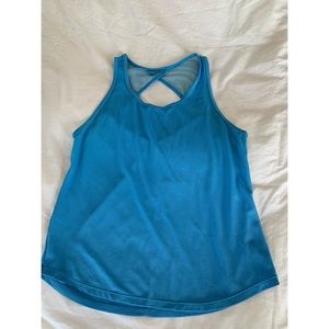 Blue Exercise Top